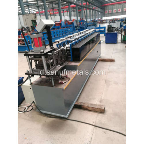 Roller shutter door slat roll membentuk mesin